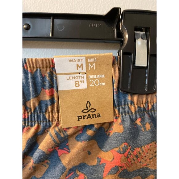 PrAna Metric E-Waist Zip Swim Trunks Medium Fresca Camo 8” inseam 30” waist - Picture 4 of 5